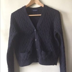 Lands End cardigan sweater